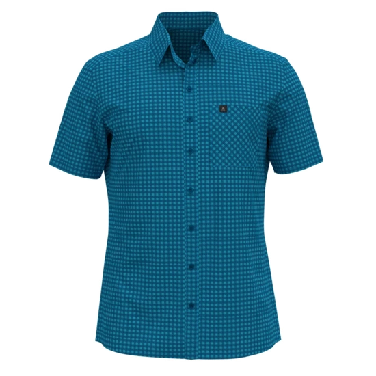 ODLO SHIRT S/S NIKKO CHECK - 594852 1 ODLO SHIRT S/S NIKKO CHECK - 594852