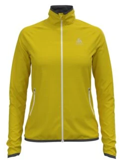 Odlo Fleecejacke "Carve Ceramiwarm" In Gelb