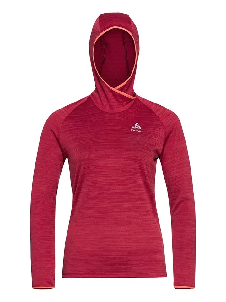 Odlo Fleecepullover "Run Easy Warm" In Rot 3 Odlo Fleecepullover "Run Easy Warm" In Rot – Bild 3