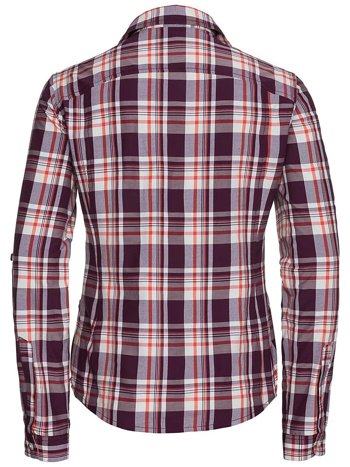 Odlo Funktionsbluse "Anmore" In Rot/ Weiß 2 Odlo Funktionsbluse "Anmore" In Rot/ Weiß – Bild 2