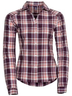 Odlo Funktionsbluse "Anmore" In Rot/ Weiß