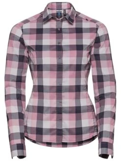 Odlo Funktionsbluse "Fairview" In Rosa/ Grau