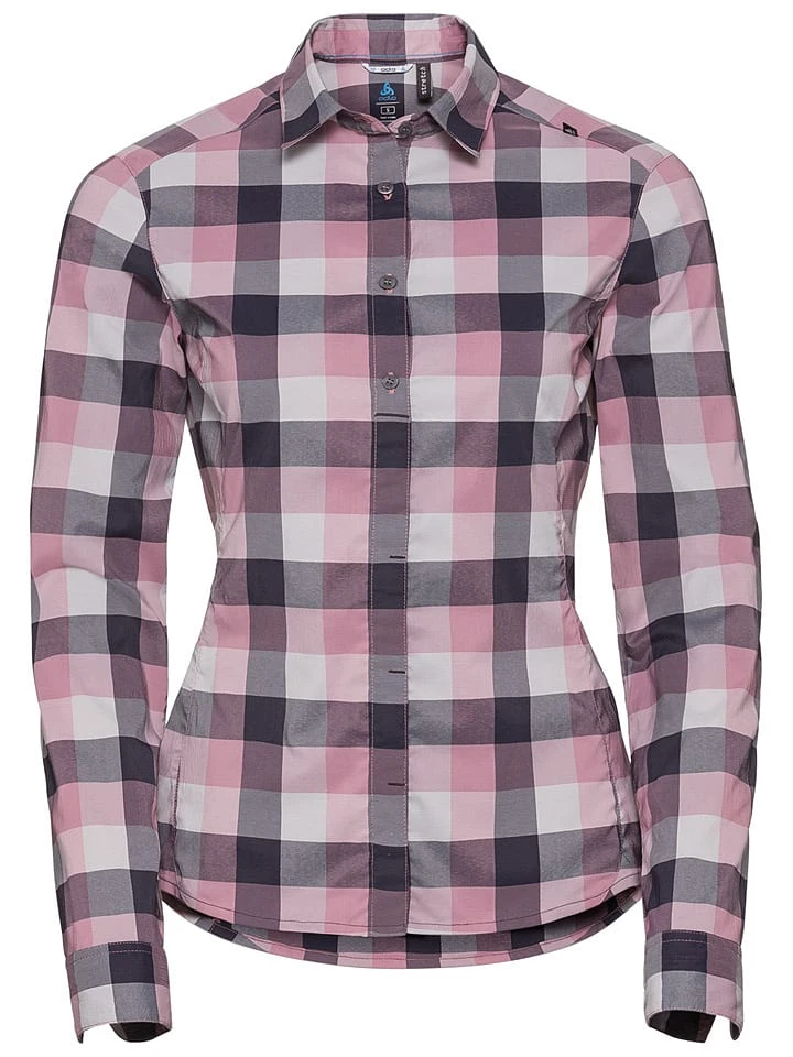 Odlo Funktionsbluse "Fairview" In Rosa/ Grau 1 Odlo Funktionsbluse "Fairview" In Rosa/ Grau