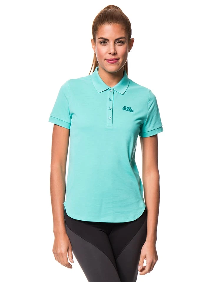 Odlo Funktionspoloshirt "Trim" In Türkis 1 Odlo Funktionspoloshirt "Trim" In Türkis