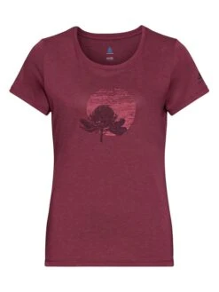 Odlo Funktionsshirt "Halden" In Bordeaux