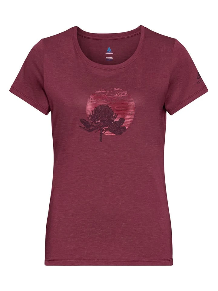 Odlo Funktionsshirt "Halden" In Bordeaux 1 Odlo Funktionsshirt "Halden" In Bordeaux