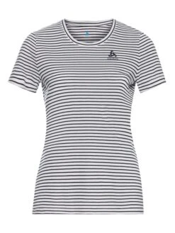 Odlo Funktionsshirt "Halden" In Schwarz/ Weiß