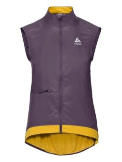 Odlo Funktionsweste "Mistral" In Dunkelblau/ Gelb