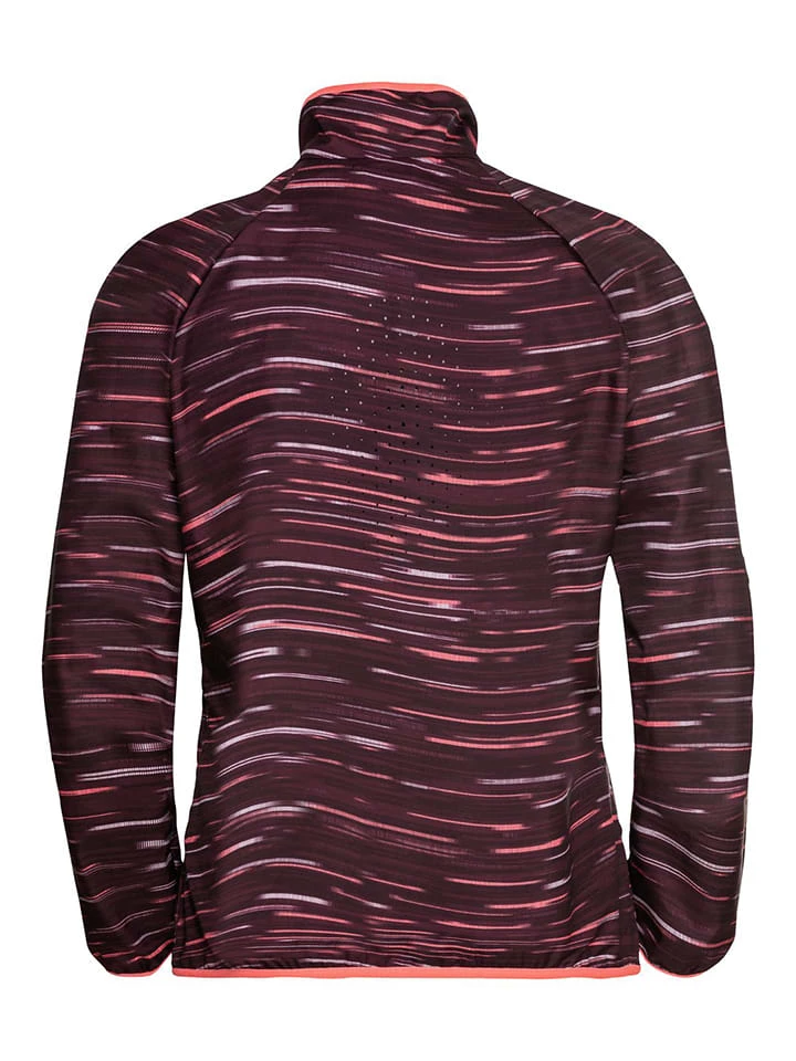 Odlo Laufjacke "Essential Light Print" In Bordeaux 2 Odlo Laufjacke "Essential Light Print" In Bordeaux – Bild 2