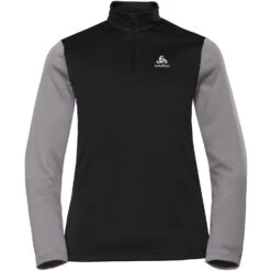 Odlo Midlayer 1/2 Zip PLANCHES In Schwarz