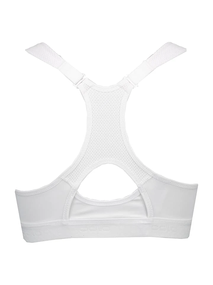 Odlo Sport-BH "Front Closure High" In Weiß - High 2 Odlo Sport-BH "Front Closure High" In Weiß - High – Bild 2
