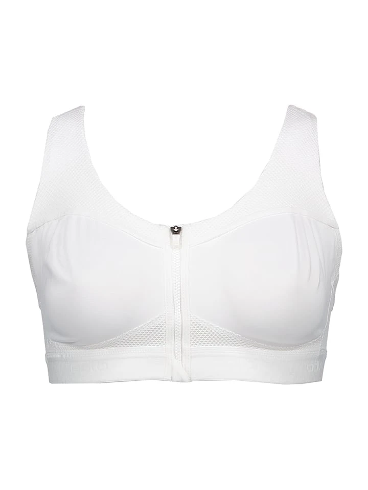 Odlo Sport-BH "Front Closure High" In Weiß - High 1 Odlo Sport-BH "Front Closure High" In Weiß - High