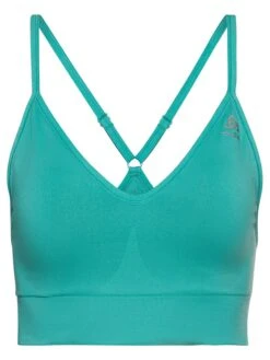 Odlo Sport-BH "Padded Seamless Soft 2.0" In Grün - Low