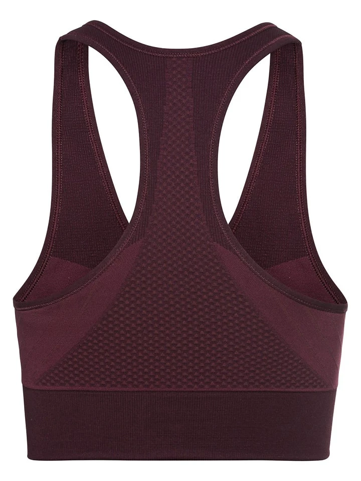 Odlo Sport-BH "Seamless" In Bordeaux - Medium 2 Odlo Sport-BH "Seamless" In Bordeaux - Medium – Bild 2