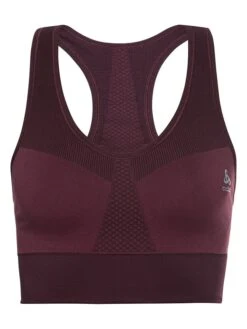 Odlo Sport-BH "Seamless" In Bordeaux - Medium