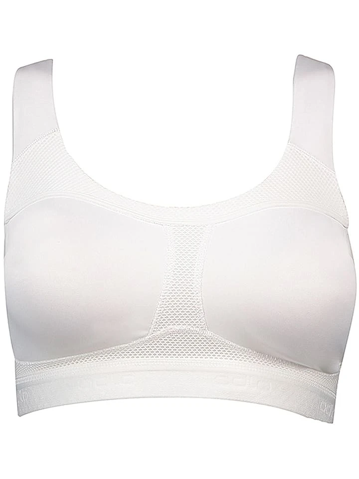 Odlo Sport-BH "Ultimate High" In Weiß - High 1 Odlo Sport-BH "Ultimate High" In Weiß - High