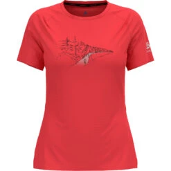 Odlo T-Shirt Essential Print In Rot