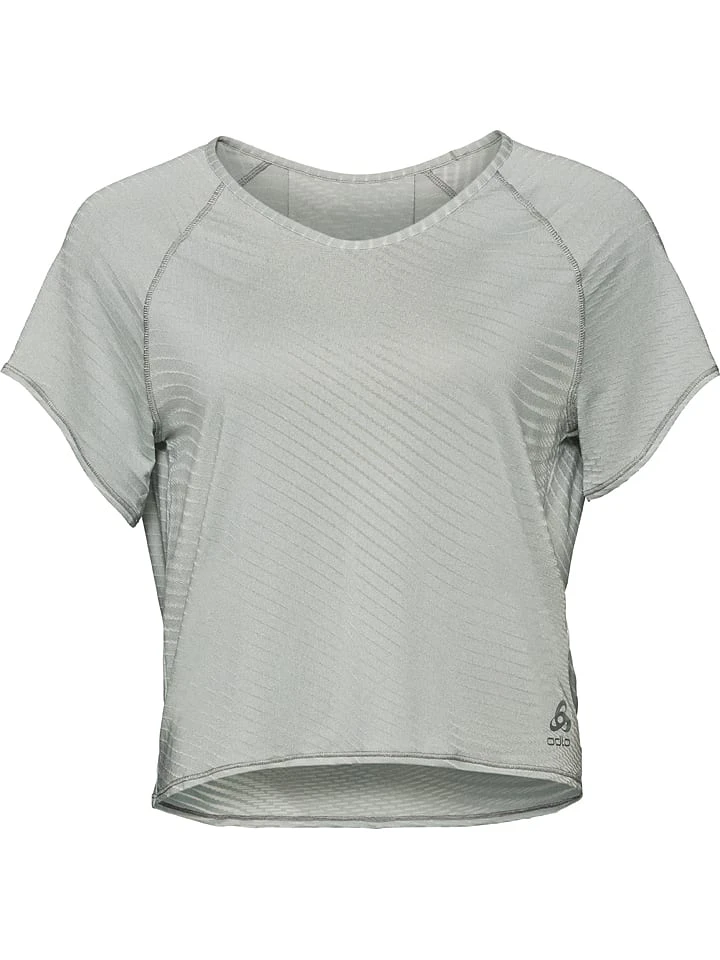 Odlo Trainingsshirt "Alma Natural" In Hellgrau 1 Odlo Trainingsshirt "Alma Natural" In Hellgrau