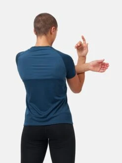 Odlo Trainingsshirt "Essential Chill-Tec" In Dunkelblau -Odlo odlo trainingsshirt essential chill tec in dunkelblau 3