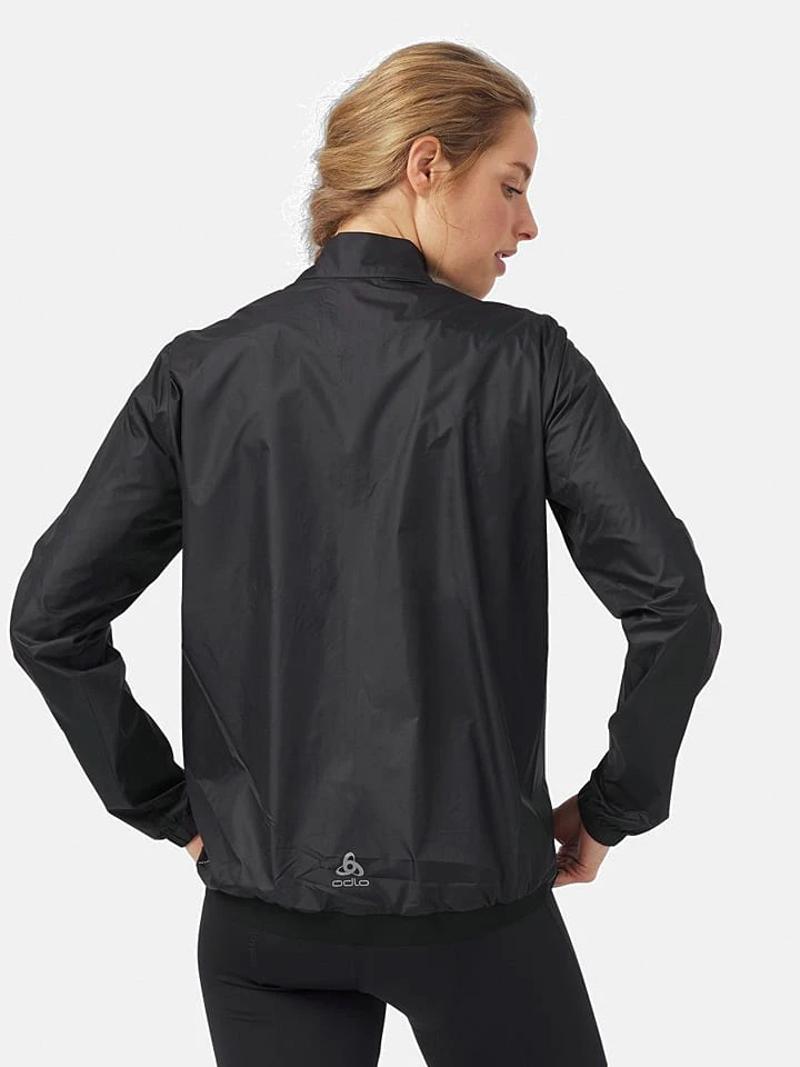 Odlo Windbreaker "Essential Windproof" In Schwarz 2 Odlo Windbreaker "Essential Windproof" In Schwarz – Bild 2